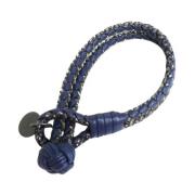 Bottega Veneta Vintage Pre-owned Laeder armband Blue, Dam