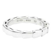 Bvlgari Vintage Pre-owned Silver ringar Gray, Dam