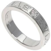 Bvlgari Vintage Pre-owned Silver ringar Gray, Dam