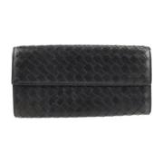 Bottega Veneta Vintage Pre-owned Laeder plnbcker Black, Dam