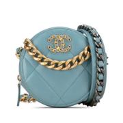 Chanel Vintage Pre-owned Laeder chanel-vskor Blue, Dam