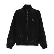 Lacoste Logo Patch Kort Jacka Vattentät Black, Herr