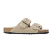 Birkenstock Beige Sandaler för Sommaroutfits Beige, Dam