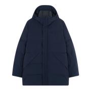 Paul & Shark Typhoon Down Parka med Dubbel Dragkedja Blue, Herr