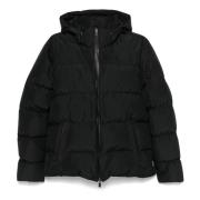 Herno Polyester Huva Jacka med Dragkedja Black, Herr