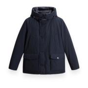 Woolrich Arktisk Anorak Vinterjacka Blue, Herr