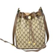 Gucci Vintage Pre-owned Canvas gucci-vskor Beige, Dam