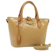 Louis Vuitton Vintage Pre-owned Laeder handvskor Beige, Dam