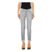 Liu Jo Monroe Regular Fit Denim Jeans Gray, Dam