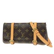 Louis Vuitton Vintage Pre-owned Canvas louis-vuitton-vskor Brown, Dam