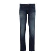 Emporio Armani Slim Fit Jeans Blue, Herr