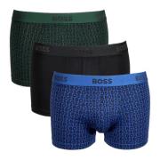 Hugo Boss 3-Pack Trunk Boxer Presentset Multifärgad Multicolor, Herr