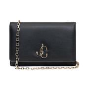 Jimmy Choo Snygg Clutch Väska för Kvinnor Black, Dam