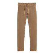 Tommy Hilfiger Corduroy Chino Byxor med Elastisk Midja Brown, Herr