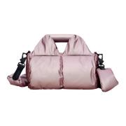 Rains Mini Puffer Crossbody Väska i Muse Pink, Dam