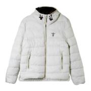 Aeronautica Militare Vadderad huva jacka vit ripstop White, Herr