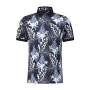 Etro Polo-Shirt med Blommigt Tryck Multicolor, Herr