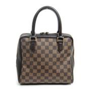 Louis Vuitton Vintage Pre-owned Belagd canvas handvskor Brown, Dam