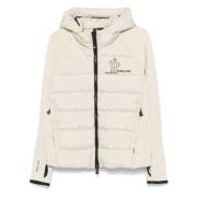 Moncler Cardigan Sweater 21I White, Herr