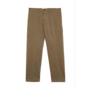 Roy Roger's Beige Bomull Chino Regular Fit Byxor Beige, Herr