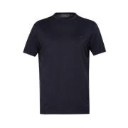 Liu Jo Avslappnad Bomullsblandning T-shirt Blue, Herr