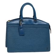 Louis Vuitton Vintage Pre-owned Laeder handvskor Blue, Dam