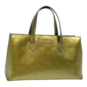 Louis Vuitton Vintage Pre-owned Laeder handvskor Green, Dam