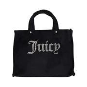 Juicy Couture Stilren Läder Väska Black, Dam