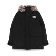 The North Face Blå Parka för Män Aw24 Black, Herr