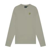 Lyle & Scott Klassiskt Logosweatshirt - Ml424Vog Green, Herr