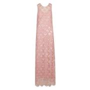 Rotate Birger Christensen Elegant Maxi Klänning Pink, Dam