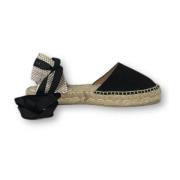 Manebí Platta Espadrillos Valenciana Skor Black, Dam