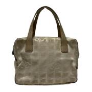 Chanel Vintage Pre-owned Tyg chanel-vskor Beige, Dam