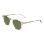 Garrett Leight Runda acetat solglasögon Hampton Sun Gray, Unisex