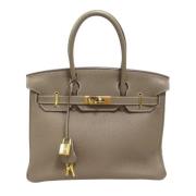 Hermès Vintage Pre-owned Laeder handvskor Gray, Dam