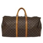 Louis Vuitton Vintage Pre-owned Canvas resvskor Brown, Dam