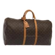 Louis Vuitton Vintage Pre-owned Canvas resvskor Brown, Dam