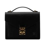 Louis Vuitton Vintage Pre-owned Laeder louis-vuitton-vskor Black, Dam