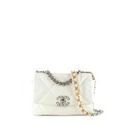 Chanel Vintage Pre-owned Laeder chanel-vskor White, Dam