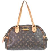 Louis Vuitton Vintage Pre-owned Canvas louis-vuitton-vskor Brown, Dam