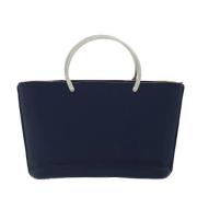 Chanel Vintage Pre-owned Canvas chanel-vskor Blue, Dam