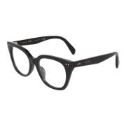 Celine Stiliga Glasögon med Acetatbåge Black, Unisex