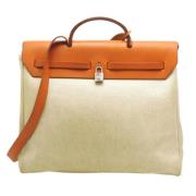 Hermès Vintage Pre-owned Laeder handvskor Beige, Dam