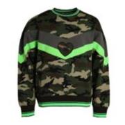 Dolce & Gabbana Camouflage Logo Sweatshirt Multicolor Bomull Polyester...