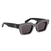 Off White Virgil 17207 Solglasögon med Strass Black, Dam