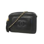 Chanel Vintage Pre-owned Laeder chanel-vskor Black, Dam