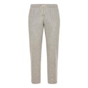 Boggi Milano City-byxor i flanell Gray, Herr