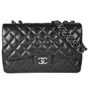 Chanel Vintage Pre-owned Laeder chanel-vskor Black, Dam