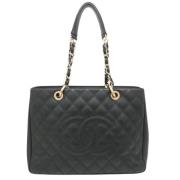 Chanel Vintage Pre-owned Laeder chanel-vskor Black, Dam