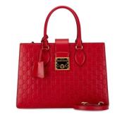 Gucci Vintage Pre-owned Laeder gucci-vskor Red, Dam